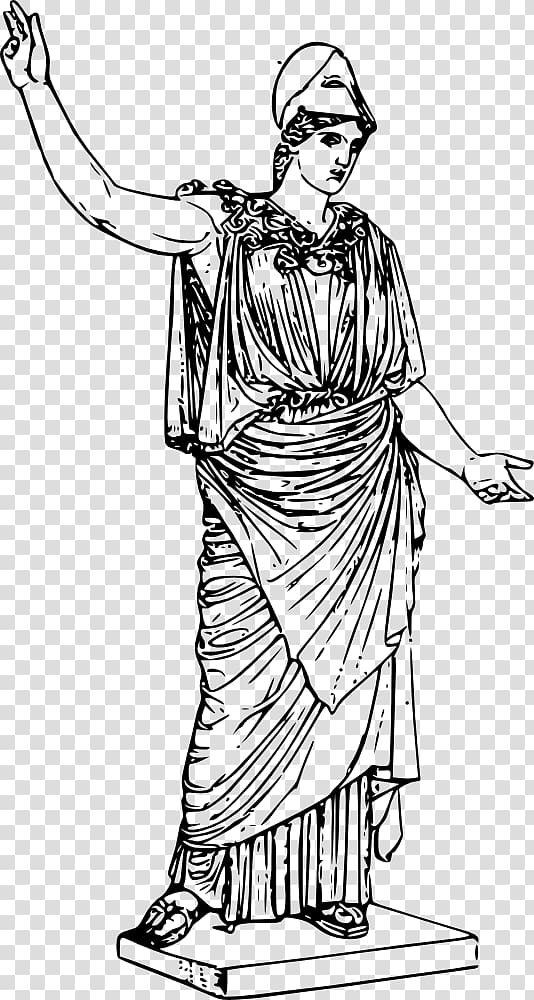 Ancient Greece Athena Parthenos Greek mythology Minerva, Goddess ...