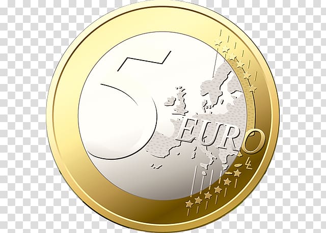 5 euro note Euro coins Monete da 5 euro italiane, euro transparent background PNG clipart