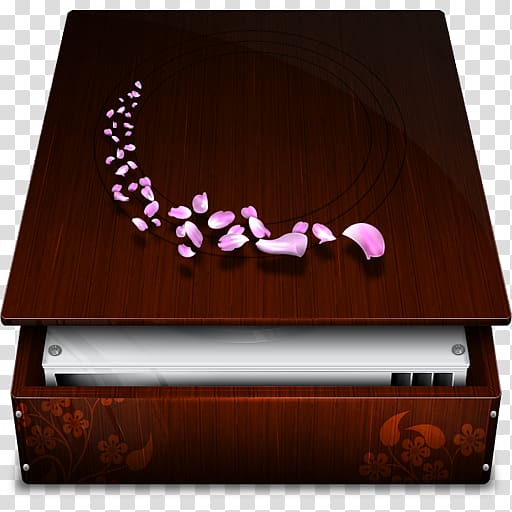 brown wooden drawer illustration, box table rectangle furniture, Hardware HDD transparent background PNG clipart