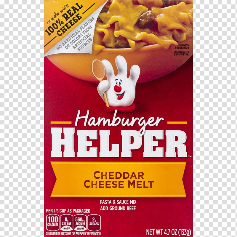 Hamburger Helper Cheeseburger Beef Stroganoff Macaroni and cheese Taco, cheese transparent background PNG clipart