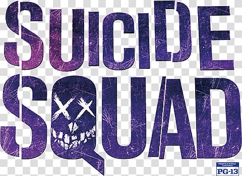 Suicide Squad text, Suicide Squad Logo transparent background PNG clipart