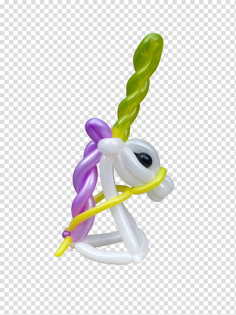 Balloon modelling Hat Birthday Toy, unicorn birthday transparent background PNG clipart