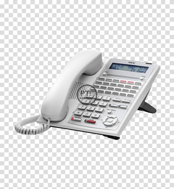 Business telephone system Handset Telephony Voice over IP, Teléfono transparent background PNG clipart