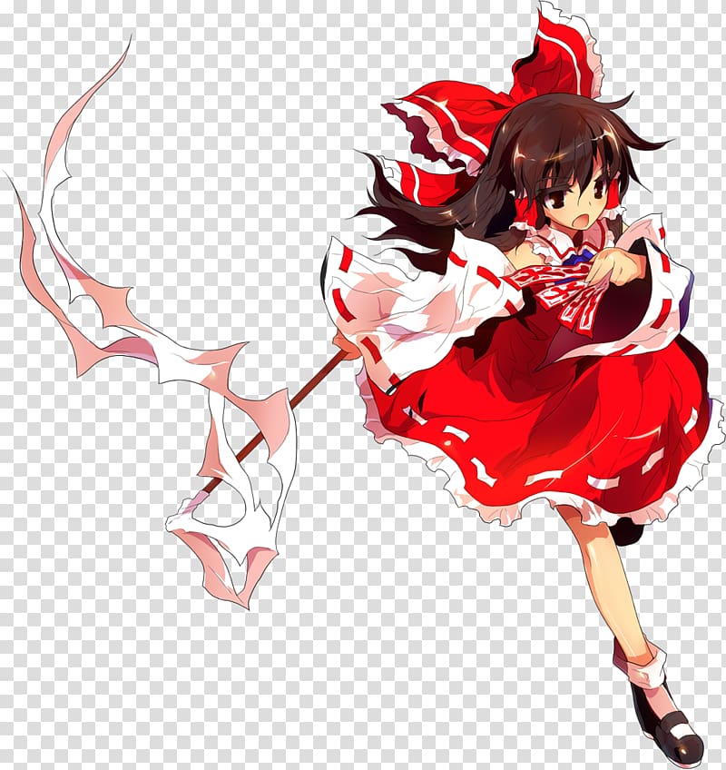 Hopeless Masquerade The Embodiment of Scarlet Devil Urban Legend in Limbo Legacy of Lunatic Kingdom Reimu Hakurei, bow girl transparent background PNG clipart