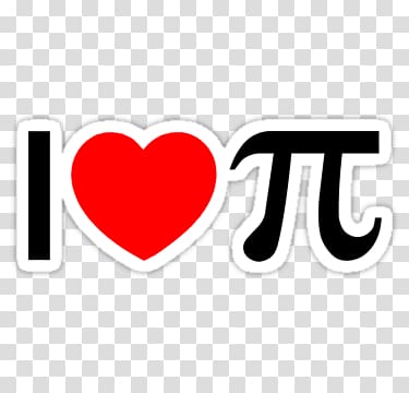 Pi Day Mathematics I Love Maths!. T-shirt, pi transparent background PNG clipart