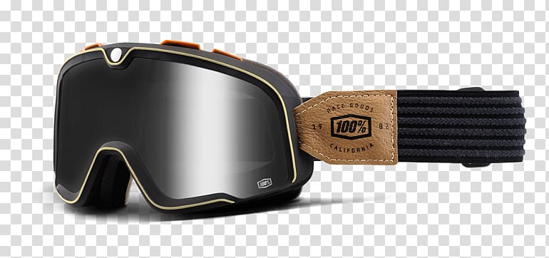 Snow goggles Barstow Lens Motorcycle, the retro frame in the republic of china transparent background PNG clipart
