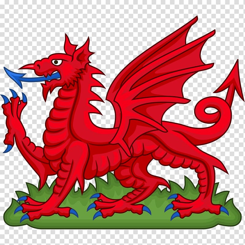 Flag of Wales King Arthur Welsh Dragon National symbols of Wales, dragon transparent background PNG clipart