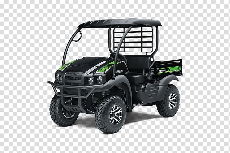 Kawasaki MULE Four-wheel drive Kawasaki Heavy Industries Motorcycle & Engine Utility vehicle Side by Side, motorcycle transparent background PNG clipart