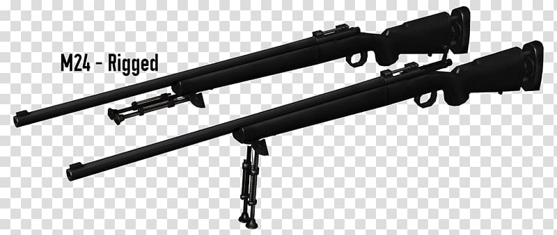 Sniper rifle M24 Sniper Weapon System Firearm Airsoft, sniper rifle transparent background PNG clipart