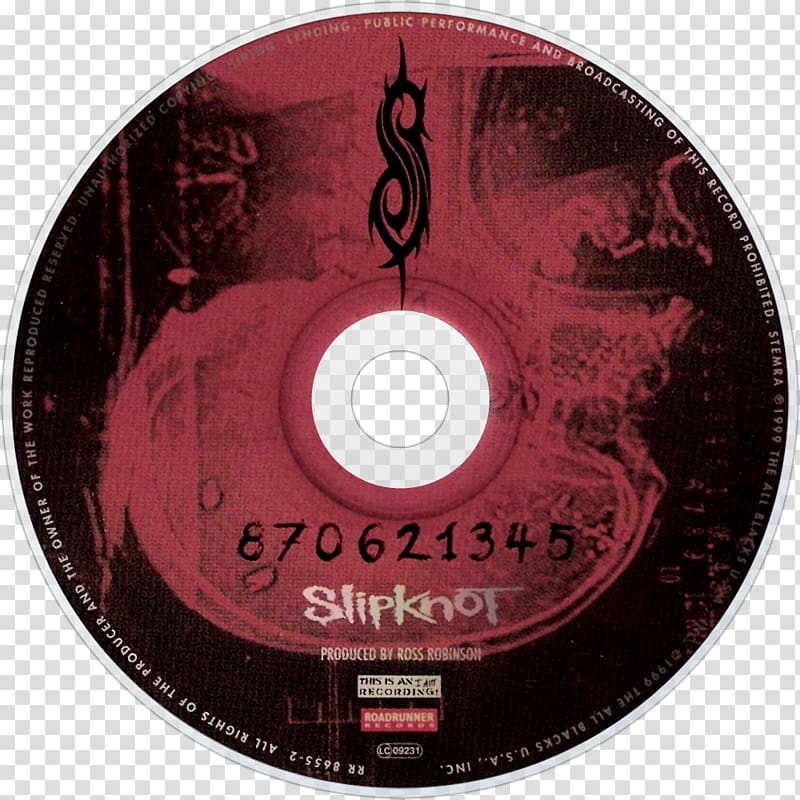 Compact disc Slipknot .5: The Gray Chapter Liner notes Album, Cd Covers transparent background PNG clipart