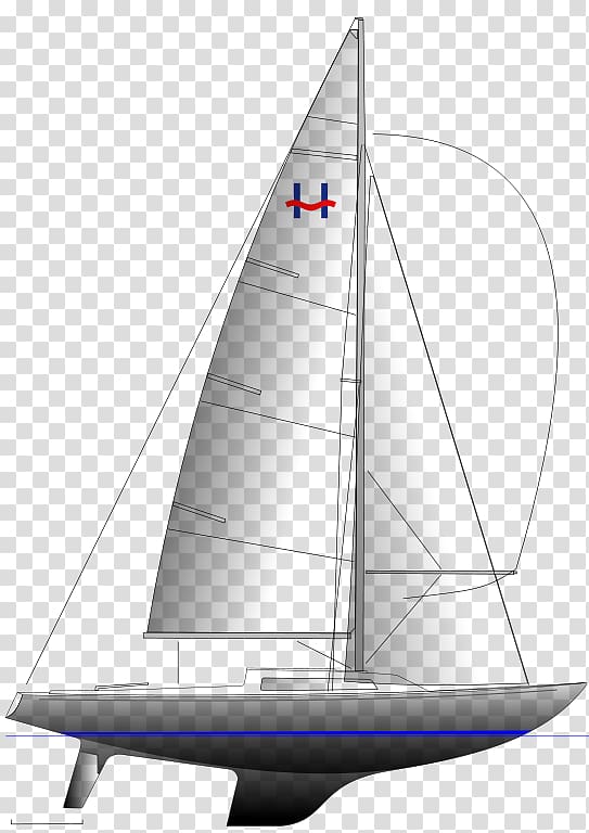 Dinghy sailing Cat-ketch Yawl H-boat, sail transparent background PNG clipart