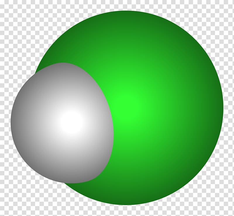 Hydrogen chloride Hydrochloric acid Molecule, molecule transparent background PNG clipart