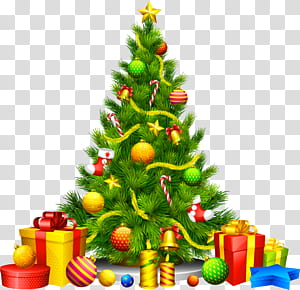 Christmas tree decoration, Christmas tree Christmas Day Santa Claus ...
