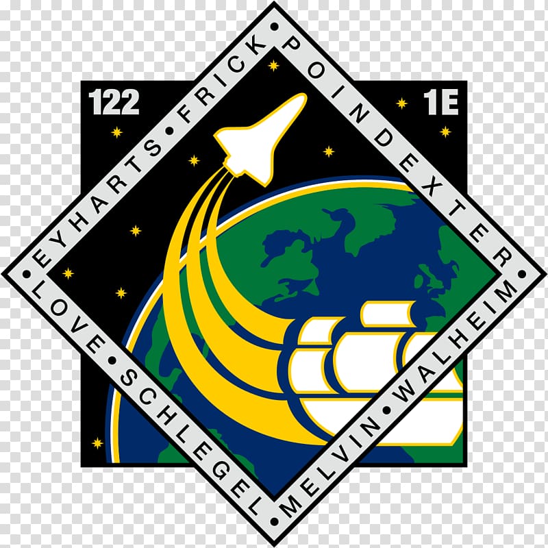 STS-122 Space Shuttle program International Space Station STS-135 STS-123, patch transparent background PNG clipart