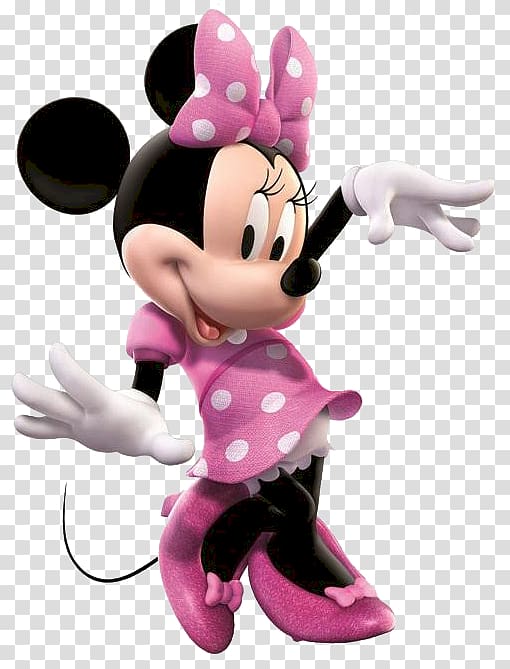 Disney Minnie Mouse illustration, Minnie Mouse Pink Party , Minnie Mouse transparent background PNG clipart