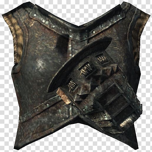 The Elder Scrolls V: Skyrim – Dragonborn Iron armour Body armor Mod, armour transparent background PNG clipart