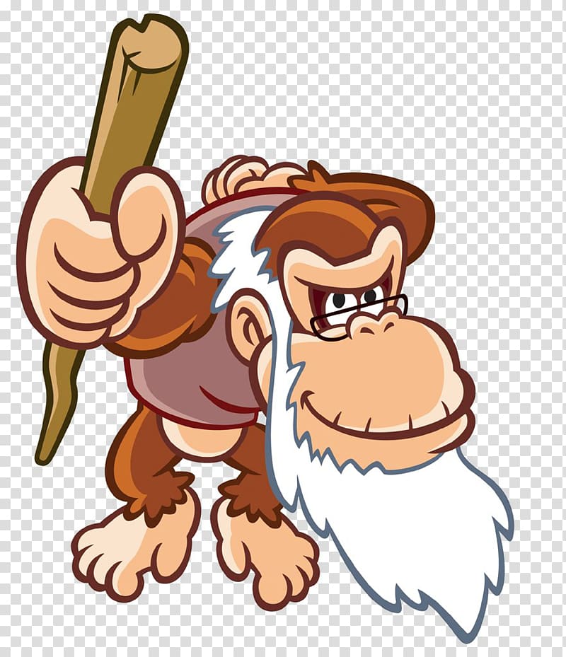 Donkey Kong Country: Tropical Freeze Cranky Kong DK King of Swing Donkey Kong Country 2: Diddy\'s Kong Quest, colgar kong transparent background PNG clipart