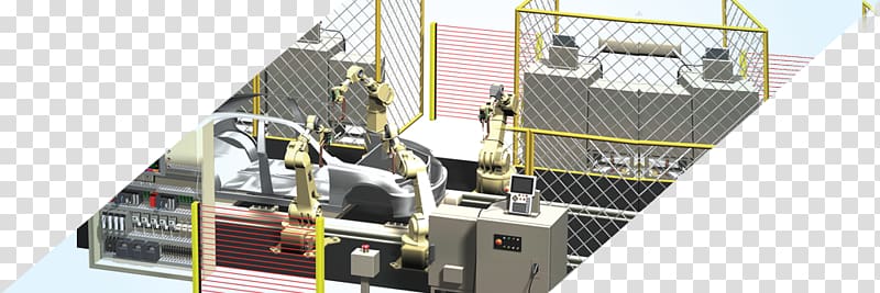 Machine Car Automation Mitsubishi Electric Production line, electric welding transparent background PNG clipart