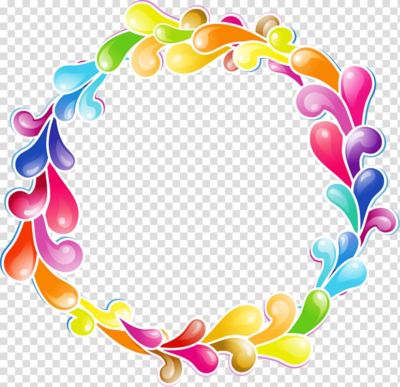 Circle Frame transparent background PNG cliparts free download