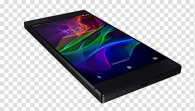 Razer Phone Gaming Smartphone with 120 Hz Ultra Motion Display (64 ... Razer Phone 64GB, Black Xiaomi Black Shark Razer Inc., gaming phones transparent background PNG clipart