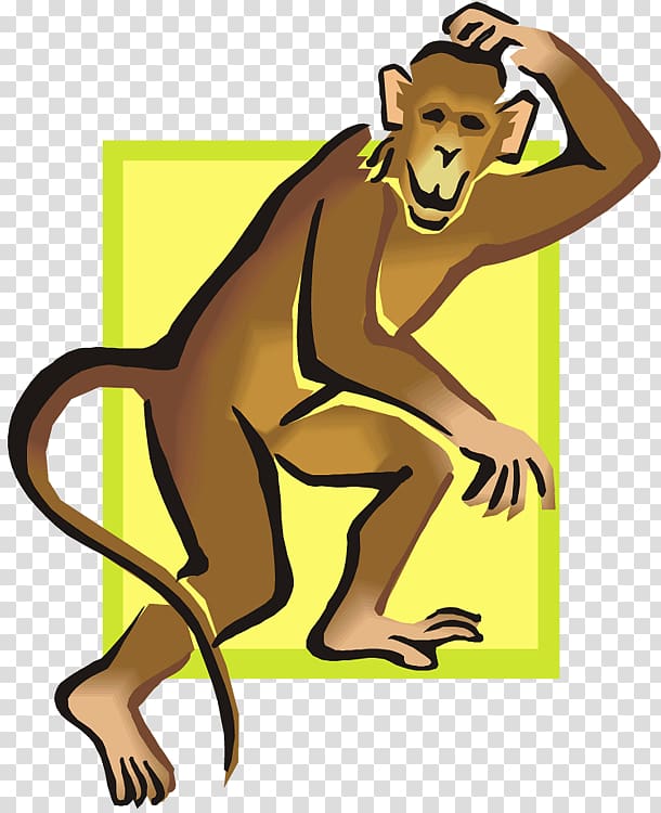 Lion Old world monkeys Illustration, ripped gorilla transparent background PNG clipart