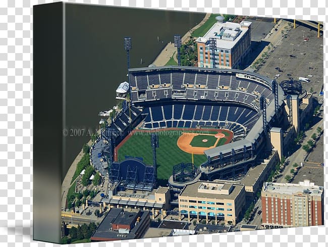 PNC Park kind Stadium Aerial Poster, aerial view transparent background PNG clipart