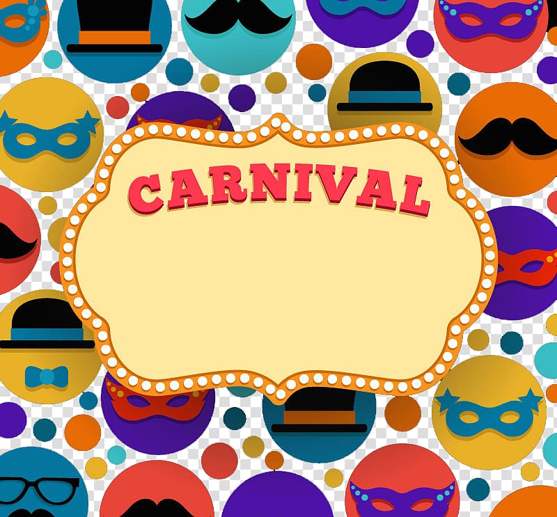 Carnival Mask , Carnival text background transparent background PNG clipart