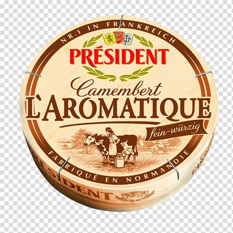 Gouda cheese Président Camembert Formatge de pasta tova amb pell florida, cheese transparent background PNG clipart