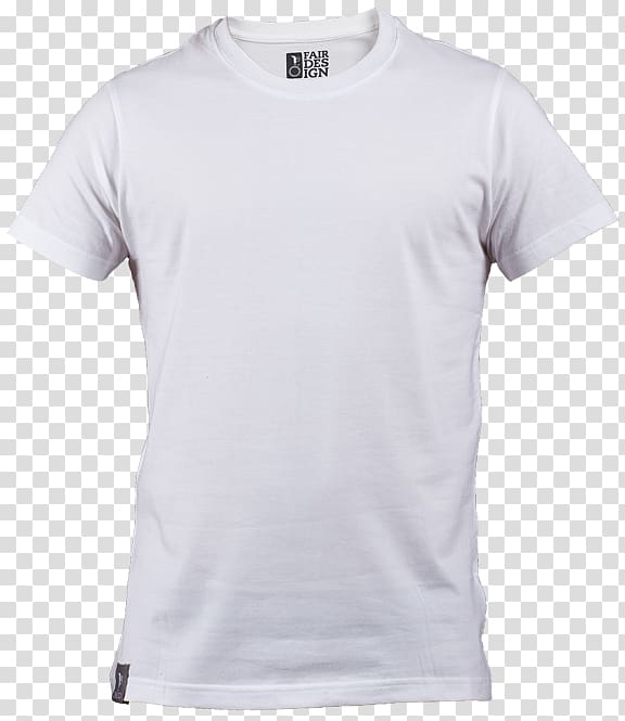 white crew-neck t-shirt, T-shirt Polo shirt Sleeve Lacoste, white tshirt transparent background PNG clipart