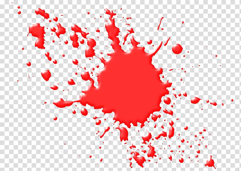 Blood , red splash transparent background PNG clipart
