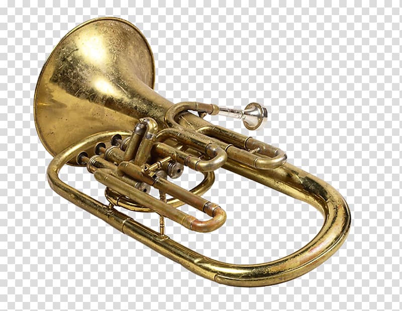 Wind instrument Musical instrument Trumpet Trombone Cornet, Metal instruments Trombone transparent background PNG clipart