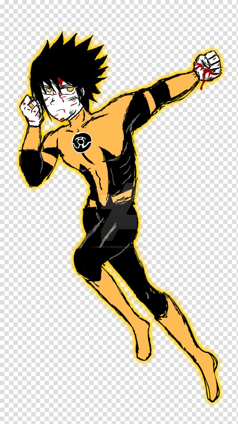 Sinestro Sasuke Uchiha Green Lantern Corps Madara Uchiha, yellow lantern transparent background PNG clipart