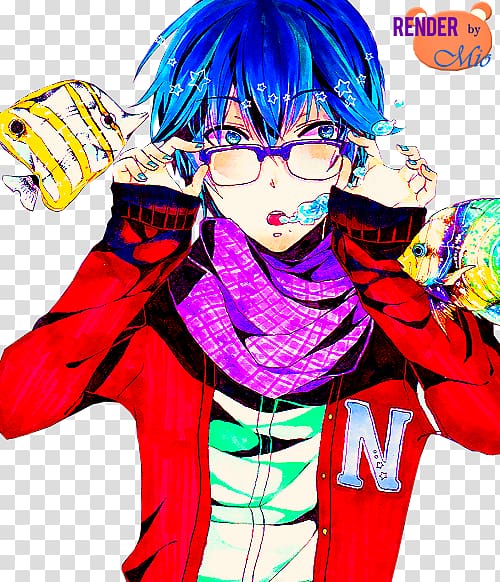 Anime Kaito Manga Vocaloid, Anime transparent background PNG clipart