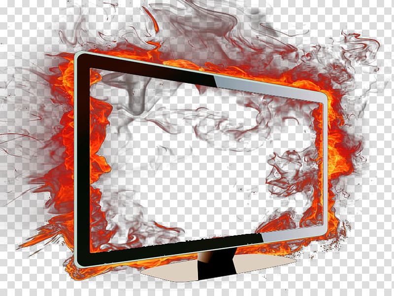 Computer Flame Computer file, Computer box transparent background PNG clipart