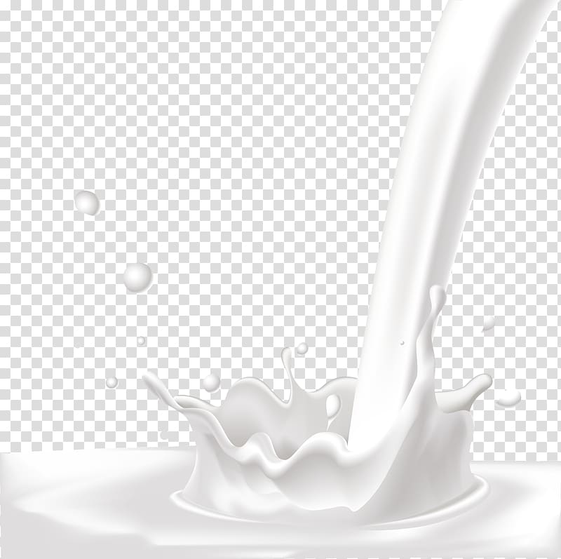 pour milk transparent background PNG clipart