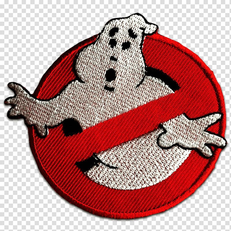 Embroidered patch Iron-on Slimer Embroidery Logo, ghost buster transparent background PNG clipart
