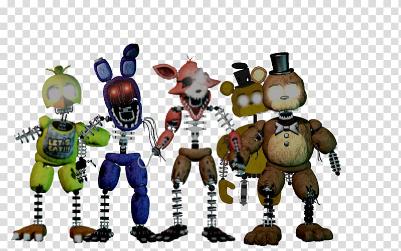 Five Nights at Freddy\'s 2 The Joy of Creation: Reborn Animatronics Endoskeleton Action & Toy Figures, others transparent background PNG clipart
