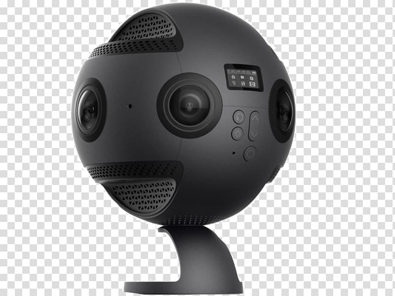 360-vision camera Insta360 Pro Black 360° Insta360 Pro Spherical VR 360 8K Camera 195726 Samsung Gear 360, Camera transparent background PNG clipart