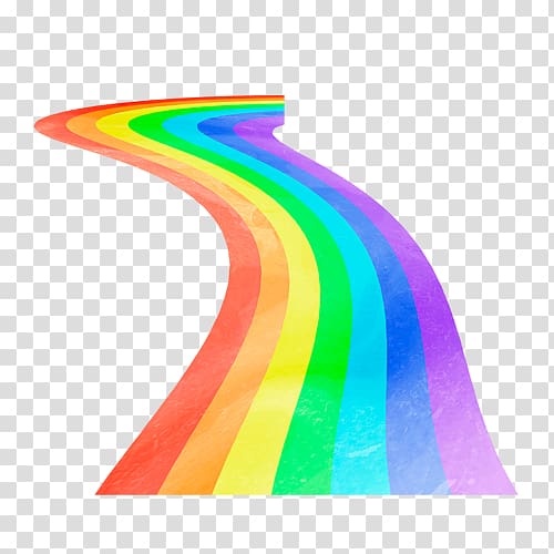 Graphic design Road Rainbow, Rainbow road transparent background PNG clipart