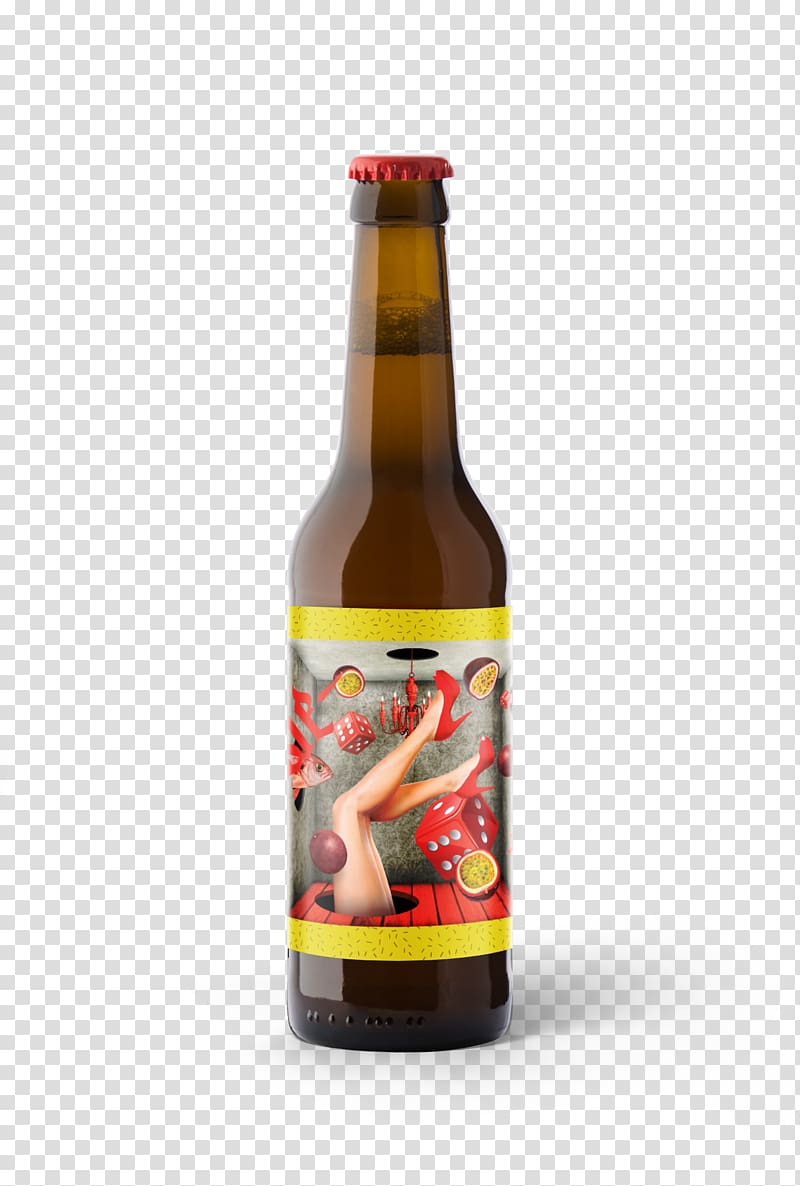 Beer bottle India pale ale Wheat beer Stout, beer hops transparent background PNG clipart