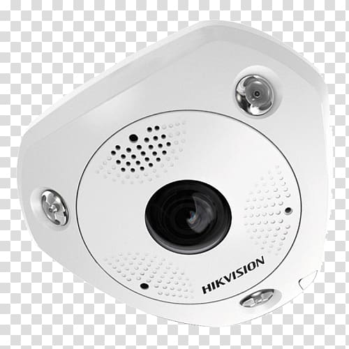 Hikvision DS-2CD6332FWD-I 3 Megapixel Network Camera IP camera Fisheye lens, Camera transparent background PNG clipart