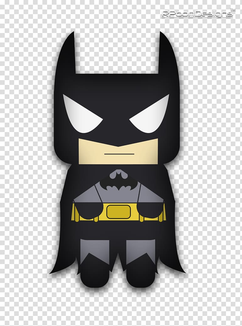 Batman Deathstroke Joker Superman Superhero, Batman chibi transparent background PNG clipart