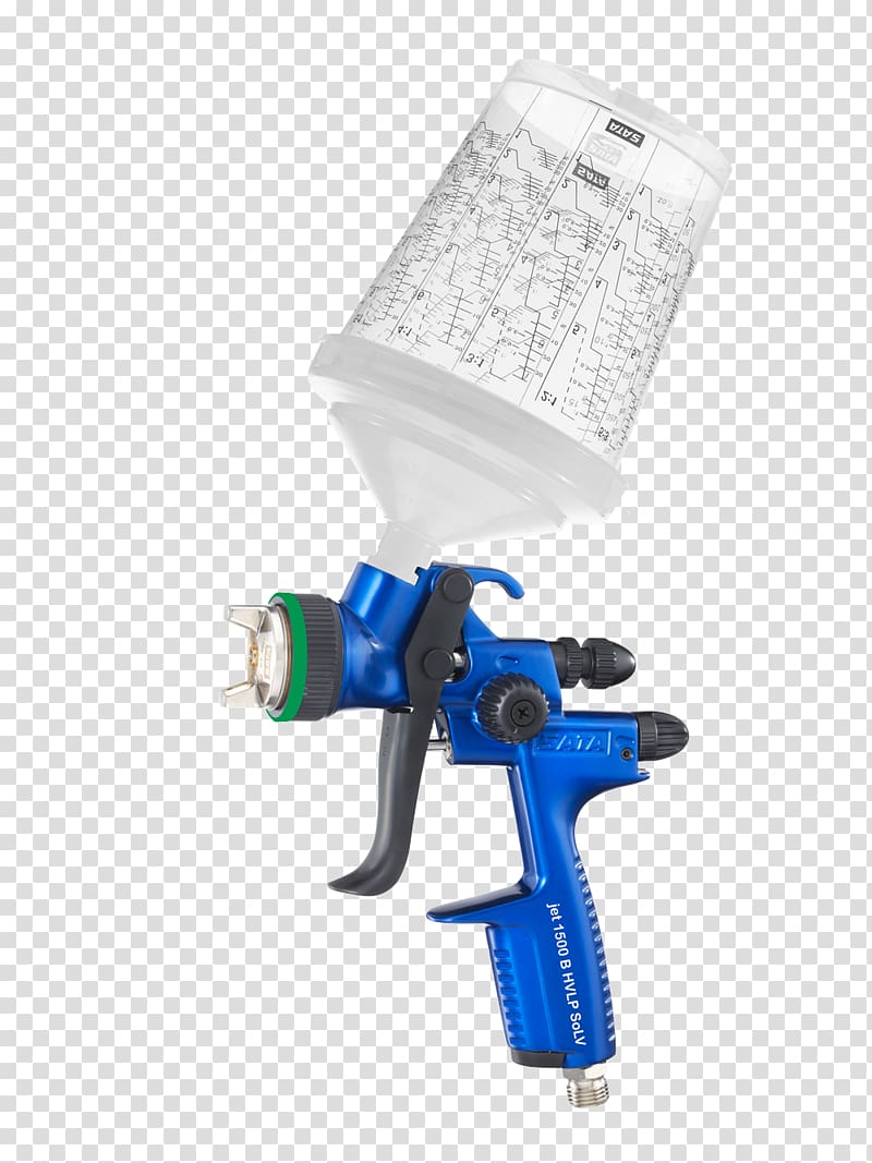 SATA Pistola de pintura High Volume Low Pressure Paint Cup, air pressure bar transparent background PNG clipart