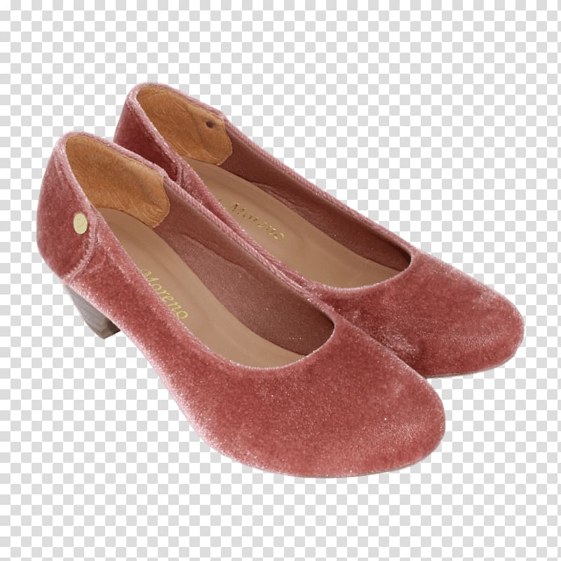 Ballet flat Suede Slip-on shoe Pink M, Sapato transparent background PNG clipart