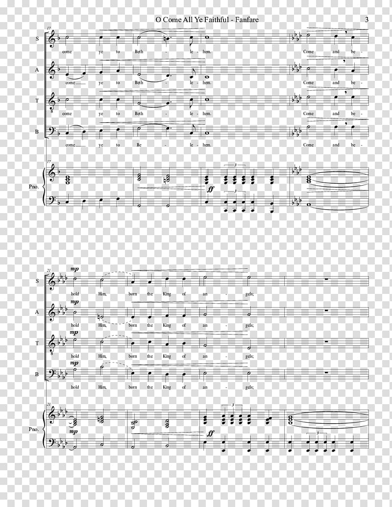 Sheet Music J.W. Pepper & Son April is in my mistress\' face Choir, sheet music transparent background PNG clipart