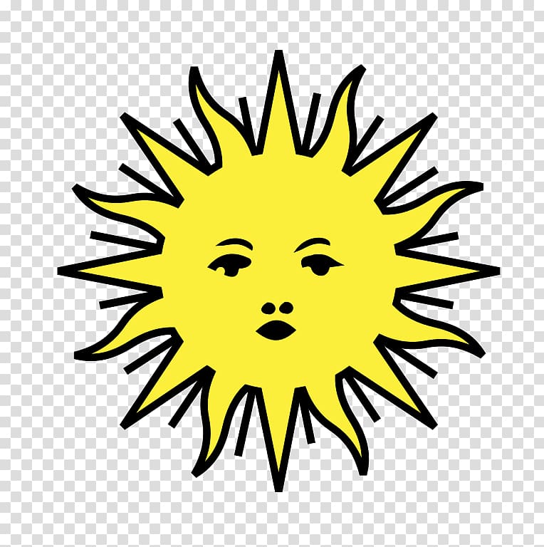 Heraldry Sun Escutcheon Charge Symbol, rayon de soleil transparent background PNG clipart