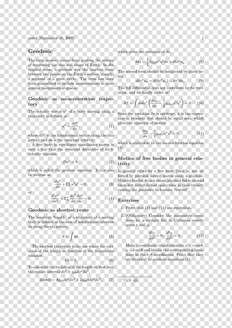 Curvilinear coordinates Document Introduction to General Relativity Theory of relativity Spherical coordinate system, relativity transparent background PNG clipart