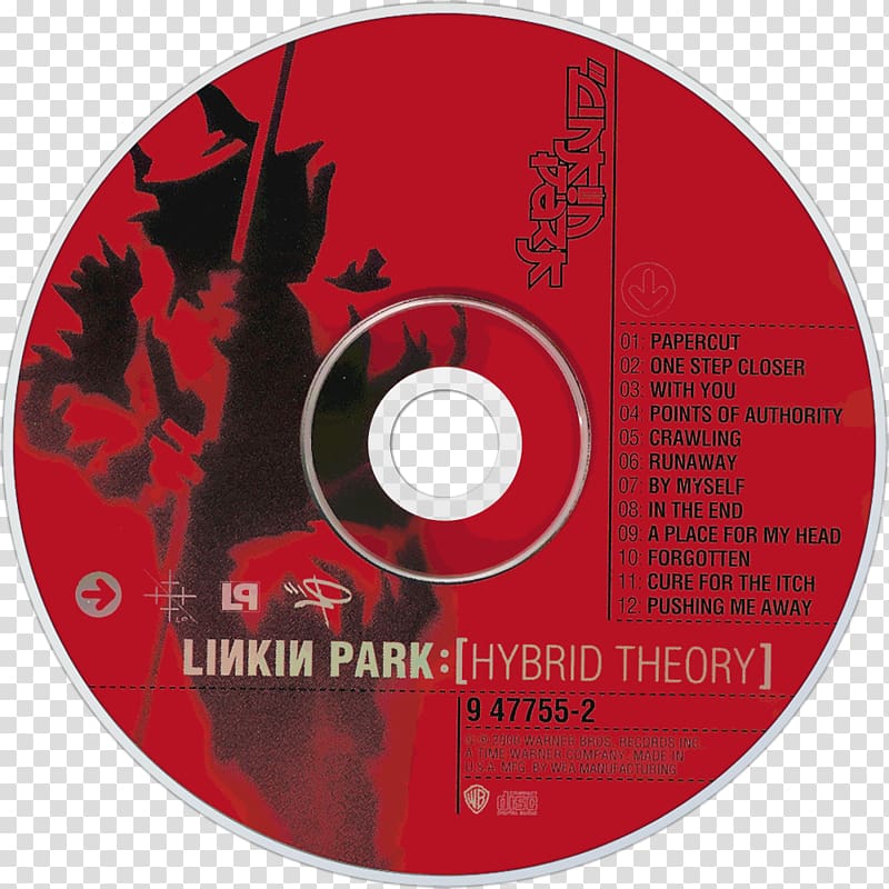 Compact disc Hybrid Theory Linkin Park Music Album, hybrid theory transparent background PNG clipart