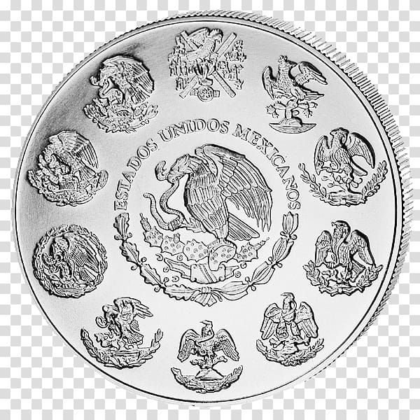 Silver coin Silver coin Mexico Libertad, Coin transparent background PNG clipart
