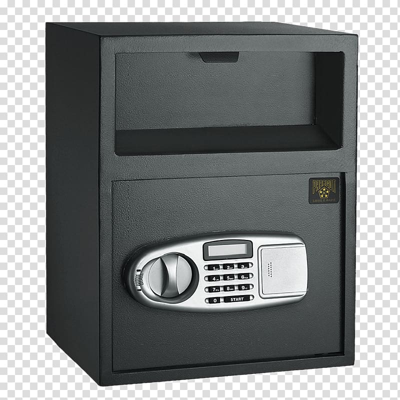 black and silver metal safe, Personal Money Vault transparent background PNG clipart